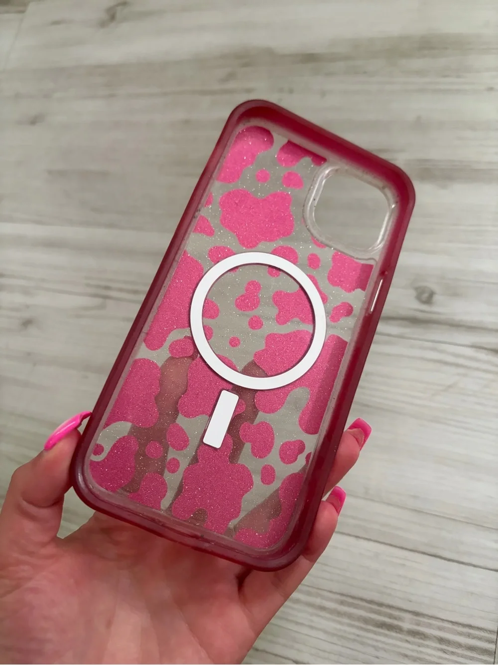 OtterBox Pink Clear Patterned Phone Case